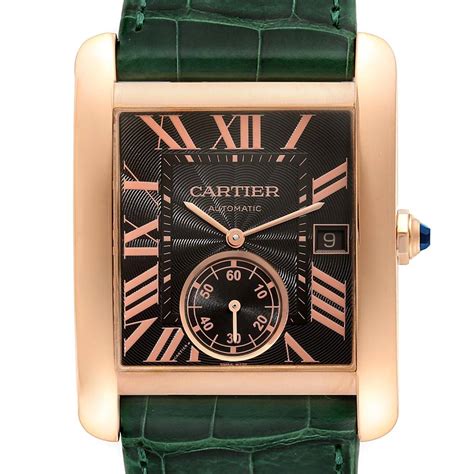 cartier tank mc rose gold.